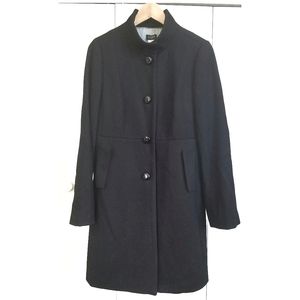 J.Crew Wool Black Coat